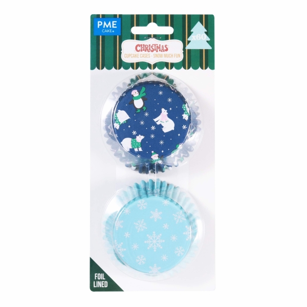 Cupcake Baking Cases - Snow much Fun